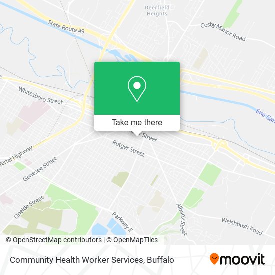 Mapa de Community Health Worker Services