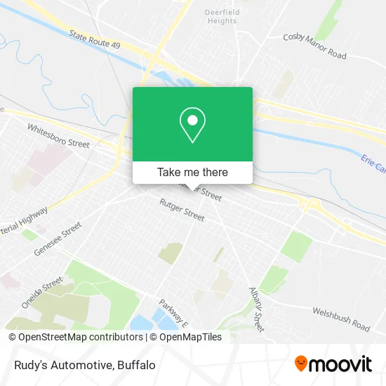 Rudy's Automotive map