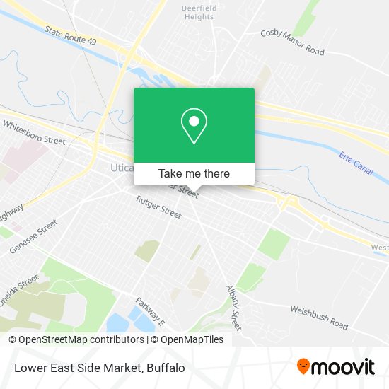 Lower East Side Market map