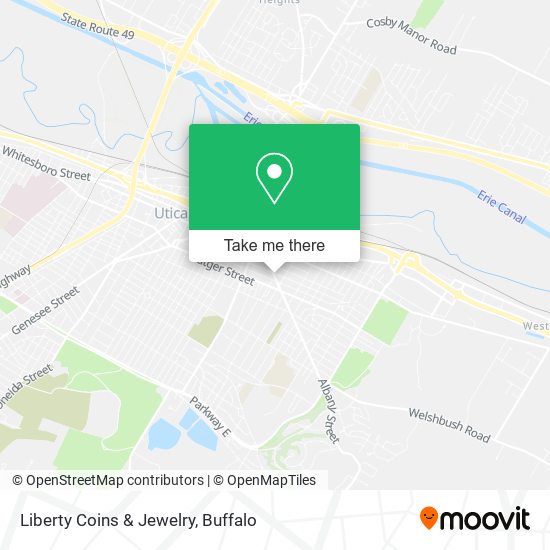 Mapa de Liberty Coins & Jewelry