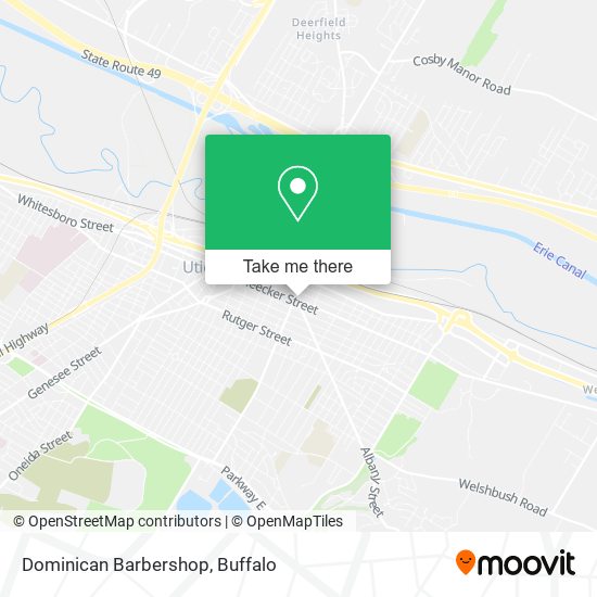 Dominican Barbershop map
