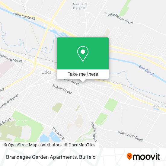 Mapa de Brandegee Garden Apartments