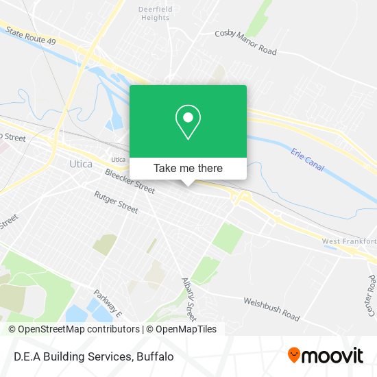 D.E.A Building Services map