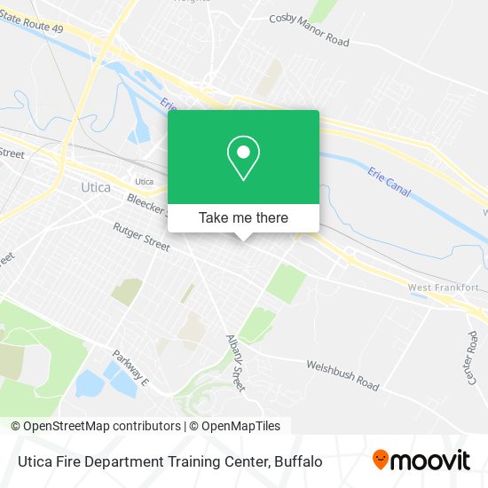 Mapa de Utica Fire Department Training Center