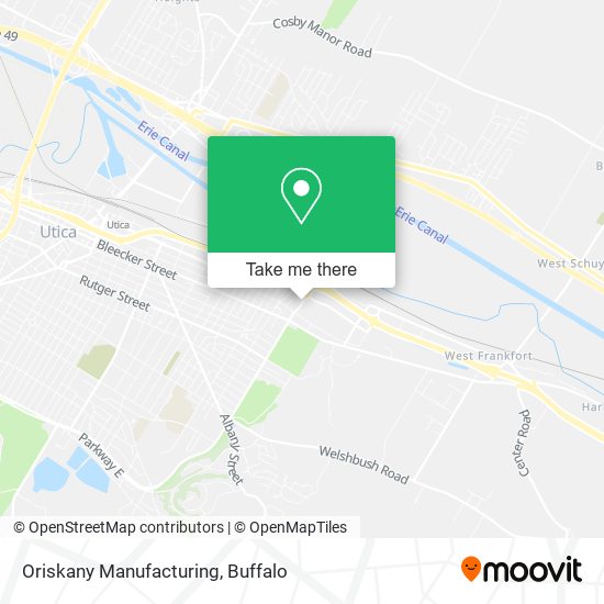 Oriskany Manufacturing map