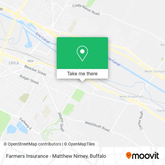 Farmers Insurance - Matthew Nimey map