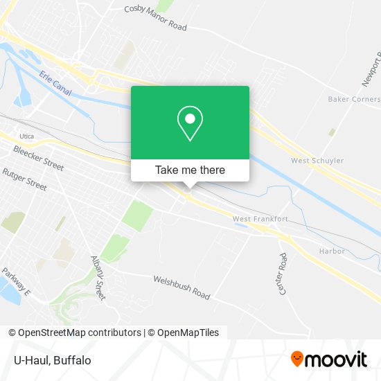 U-Haul map