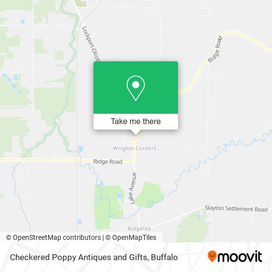 Checkered Poppy Antiques and Gifts map