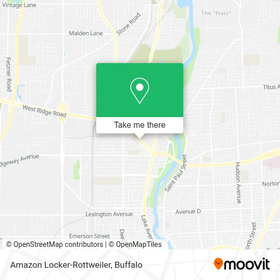 Amazon Locker-Rottweiler map