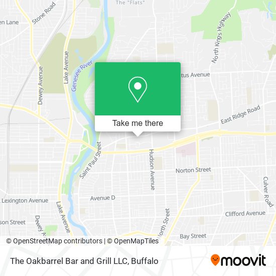 The Oakbarrel Bar and Grill LLC map