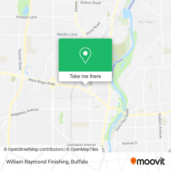William Raymond Finishing map