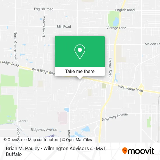 Brian M. Pauley - Wilmington Advisors @ M&T map