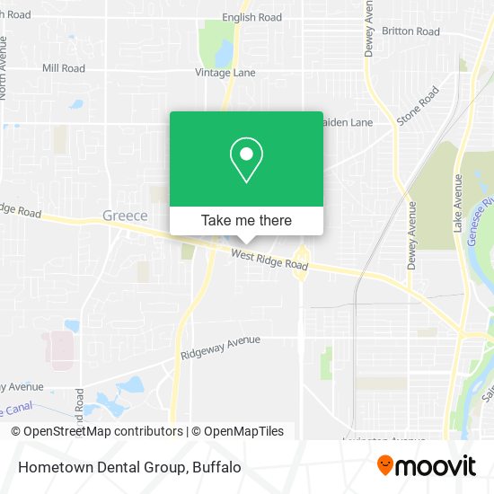 Hometown Dental Group map