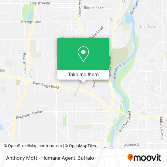 Mapa de Anthony Mott - Humana Agent