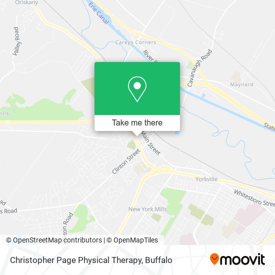 Christopher Page Physical Therapy map
