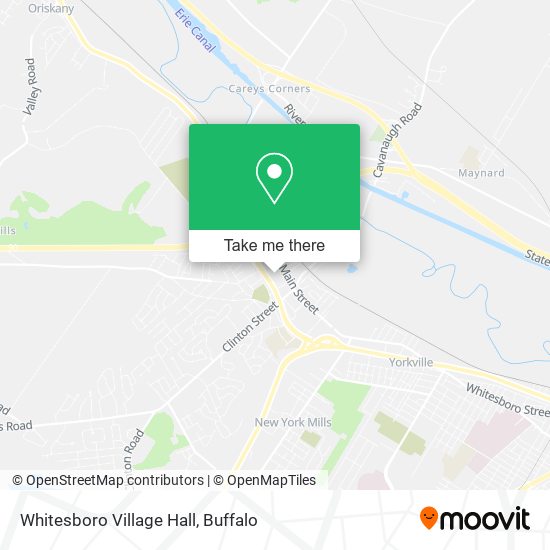 Whitesboro Village Hall map
