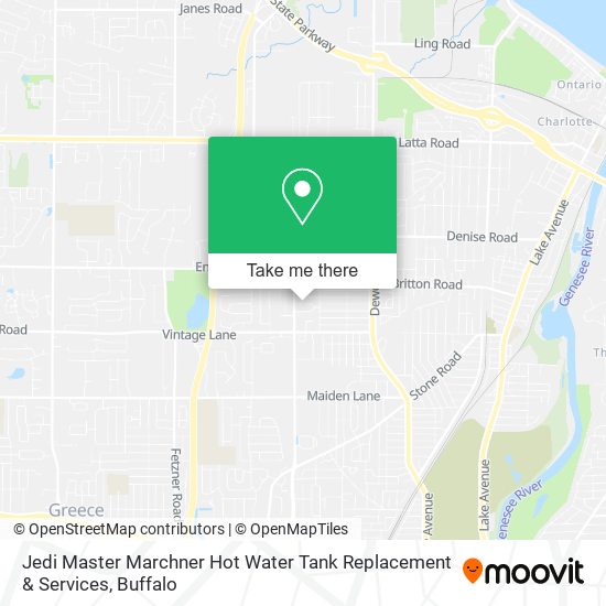 Jedi Master Marchner Hot Water Tank Replacement & Services map