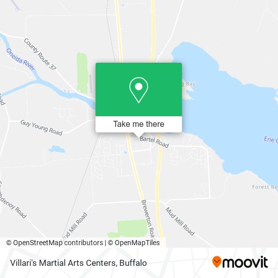 Villari's Martial Arts Centers map