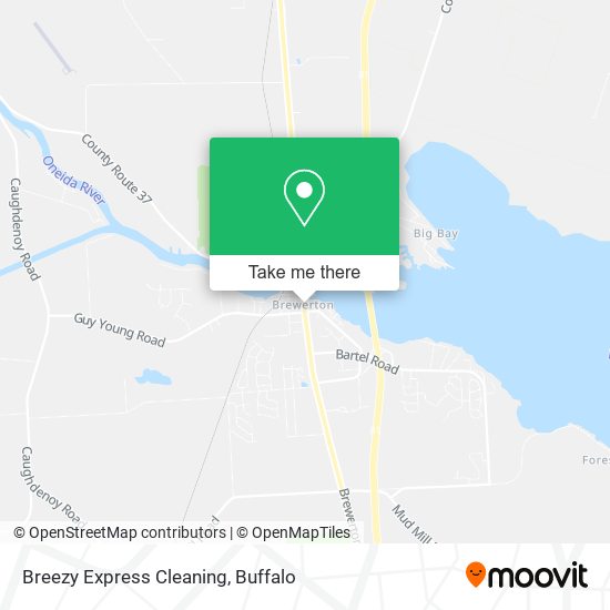 Breezy Express Cleaning map
