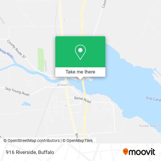 Mapa de 916 Riverside