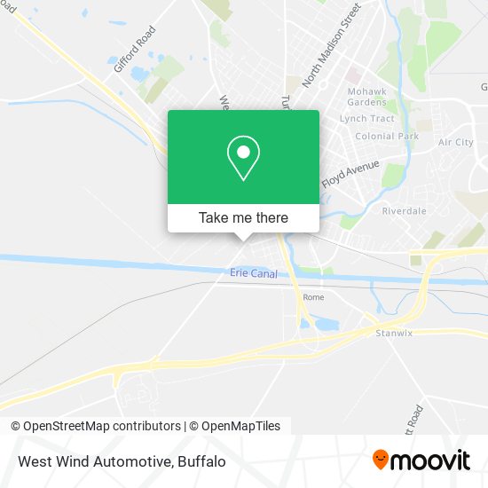 West Wind Automotive map