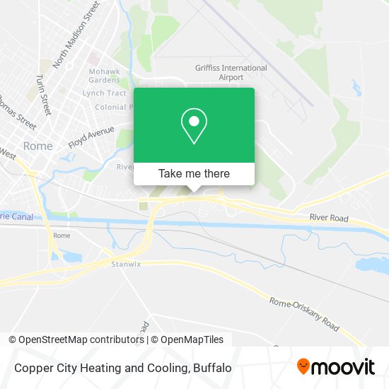 Mapa de Copper City Heating and Cooling