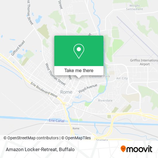 Amazon Locker-Retreat map