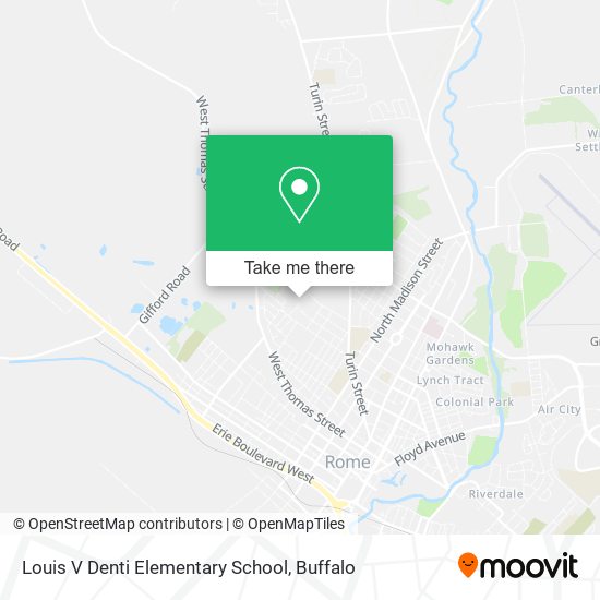 Louis V Denti Elementary School map