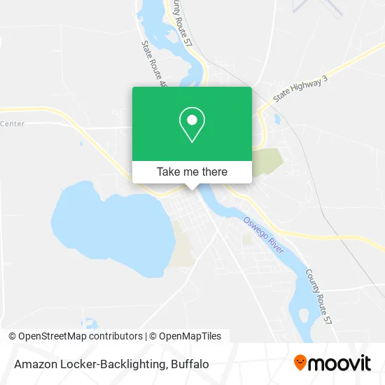 Amazon Locker-Backlighting map