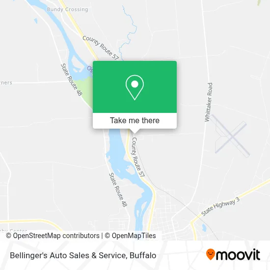 Bellinger's Auto Sales & Service map