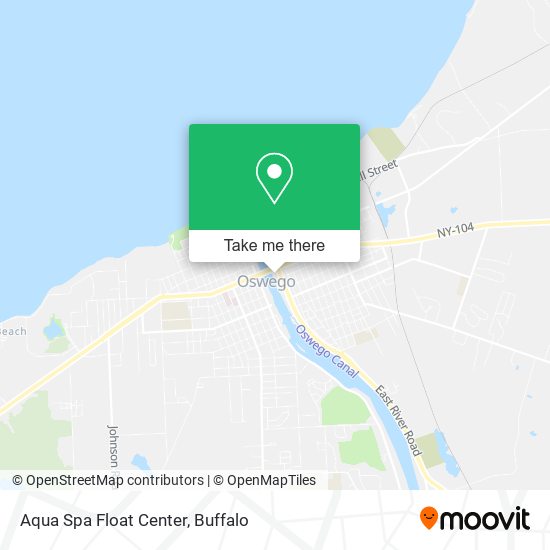 Aqua Spa Float Center map