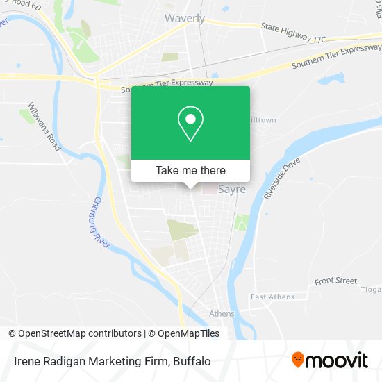 Mapa de Irene Radigan Marketing Firm