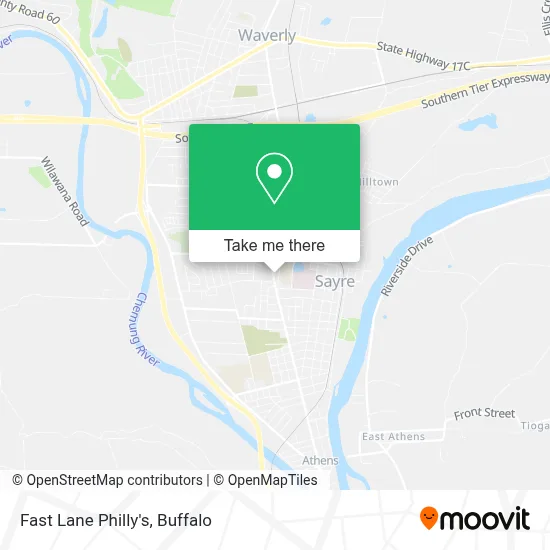 Fast Lane Philly's map