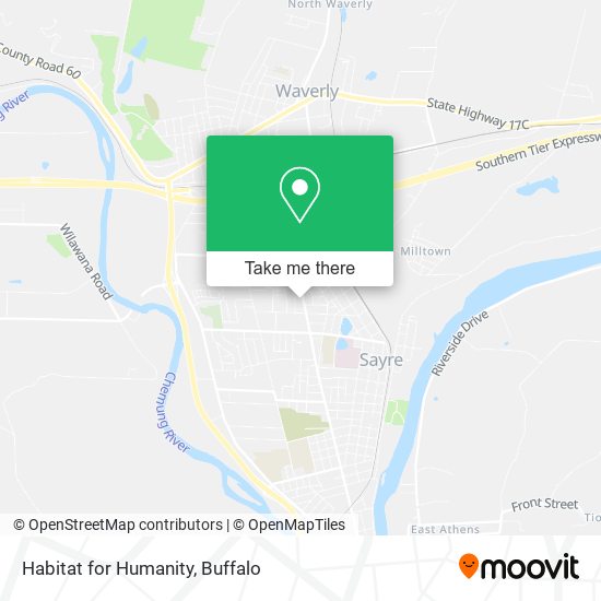 Mapa de Habitat for Humanity