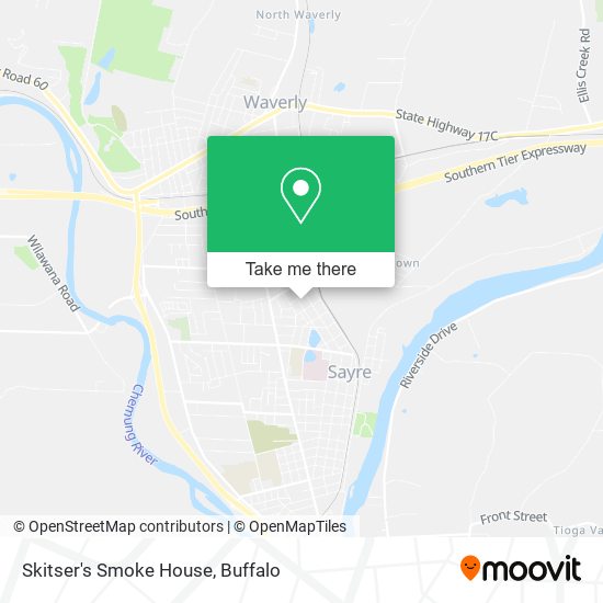 Mapa de Skitser's Smoke House