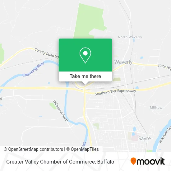 Greater Valley Chamber of Commerce map