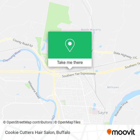 Cookie Cutters Hair Salon map
