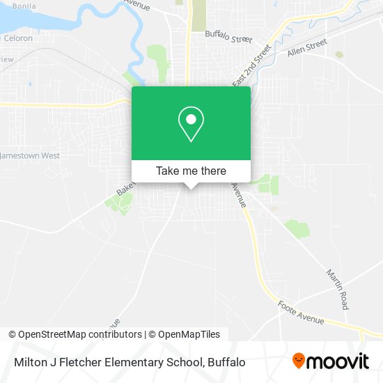 Mapa de Milton J Fletcher Elementary School