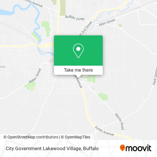 City Government Lakewood Village map