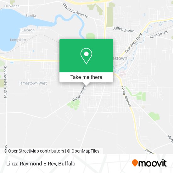 Linza Raymond E Rev map