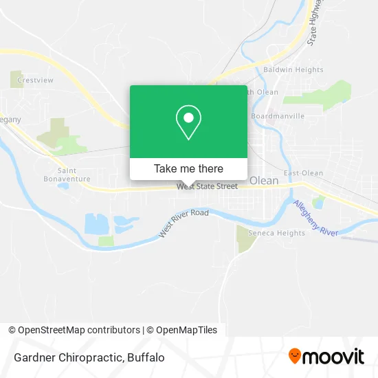 Gardner Chiropractic map