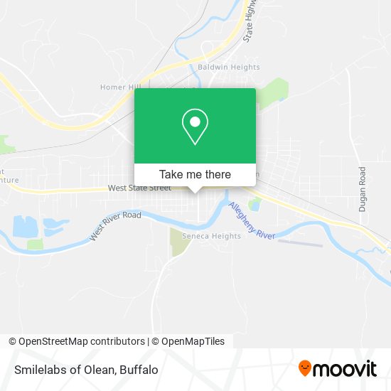 Smilelabs of Olean map