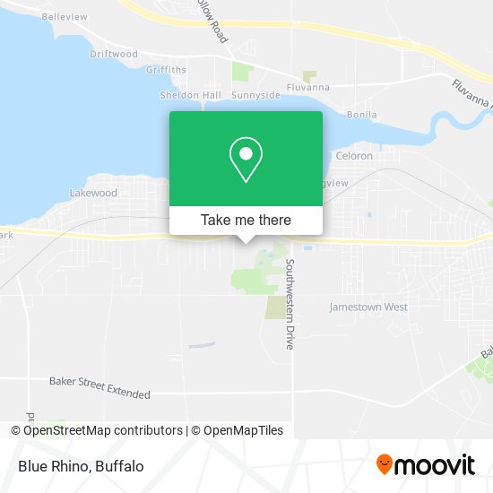 Mapa de Blue Rhino