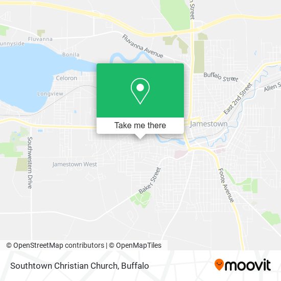 Southtown Christian Church map