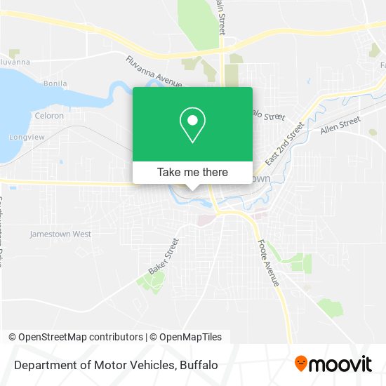 Mapa de Department of Motor Vehicles