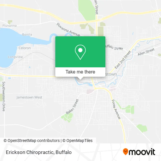 Erickson Chiropractic map