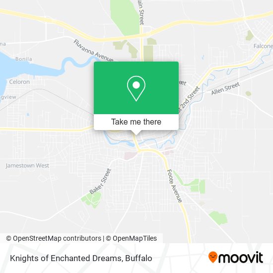 Knights of Enchanted Dreams map