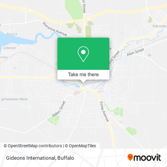 Gideons International map
