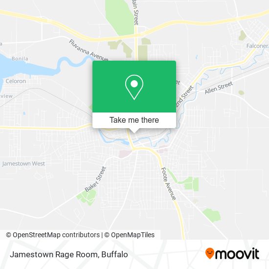 Mapa de Jamestown Rage Room