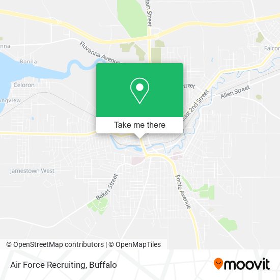 Air Force Recruiting map